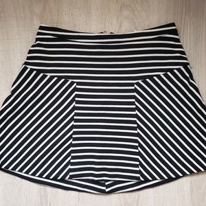 Candie's striped skater skirt